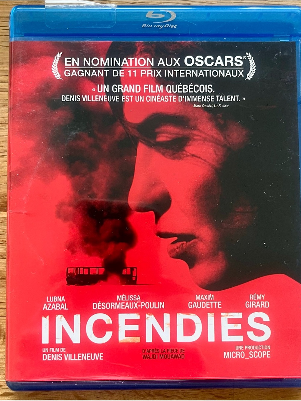 - Incendies by Denis Villeneuve - Blu-ray
